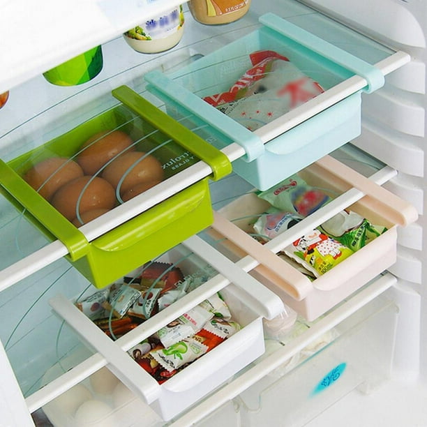 Contenedores Slide cocina nevera congelador ahorro de espacio organizador  estante de almacenamiento Ehuebsd Libre de BPA