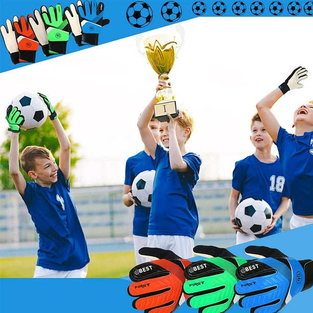 guantes de portero de fútbol para niños guantes de portero de jóvenes  guantes de portero de fútbol niño adolescente Zhivalor CPB-DE-SSW318-2