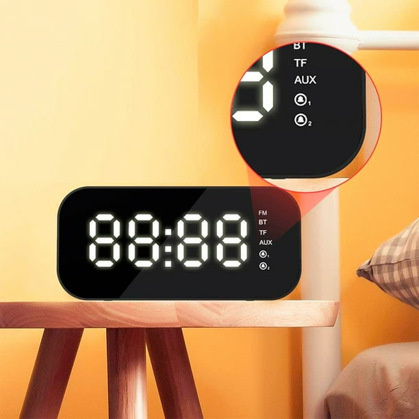 1 Reloj Despertador Radio Multifuncional, Reloj Electrónico