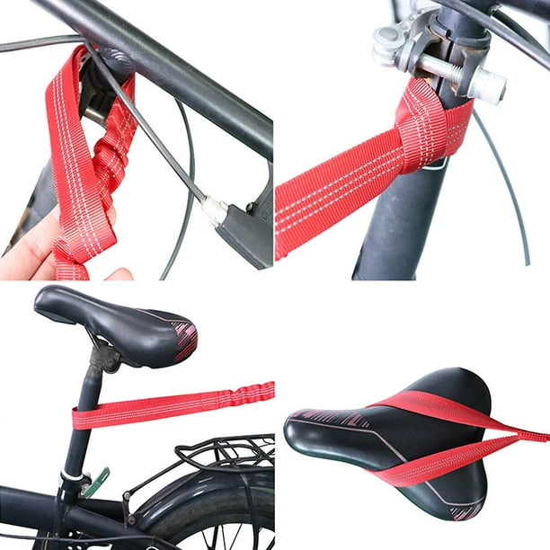 Black Cuerda elástica duradera para remolque de bicicleta para niños, cuerda  elástica para remolque, YONGSHENG