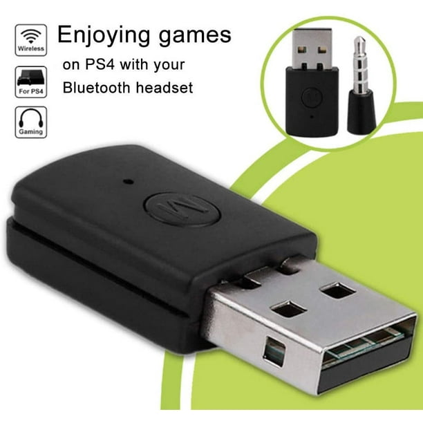 Bluetooth dongle inalámbrico mini micrófono adaptador USB Dongle receptor  adaptador Bluetooth transmisor para PS4 Gamepad