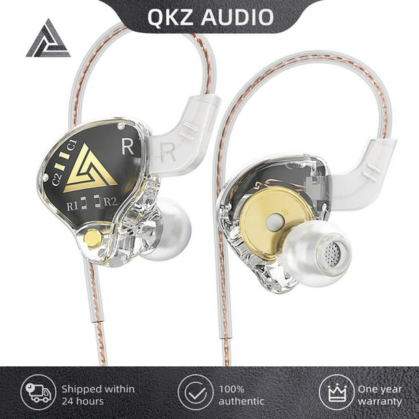 QKZ AKX Auriculares con micrófono en la oreja Auriculares Jack de