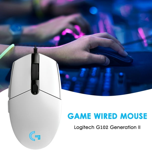 Logitech G102 Lightsync blanco - Comprar ratón gaming 8000dpi