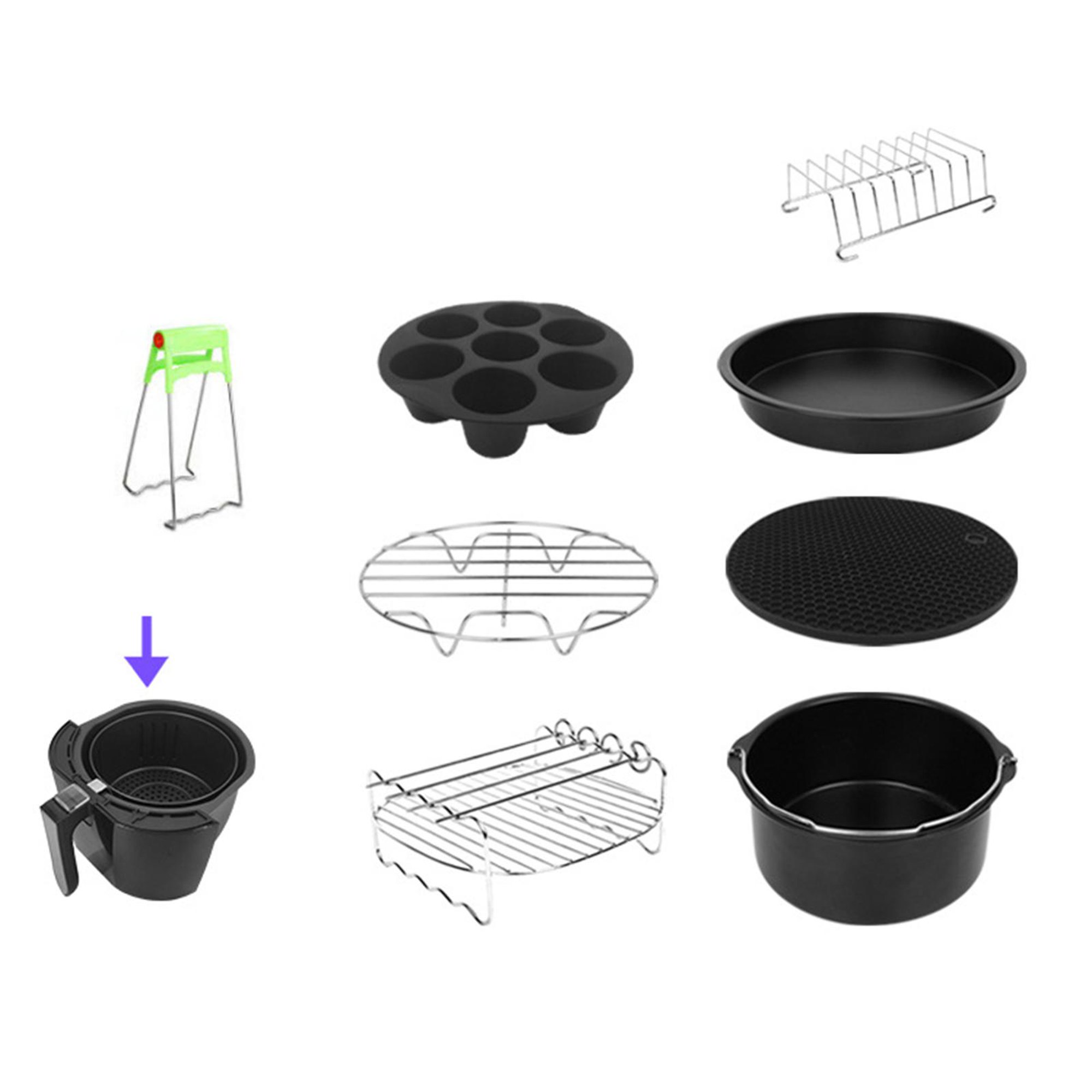  Farberware Juego de tazas y cucharas medidoras de plástico de 9  piezas de color : Hogar y Cocina