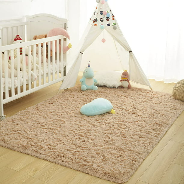 Alfombras de área para niños, alfombra de gateo de bebé con forma de nube,  habitación del bebé, suave algodón puro, felpa de lujo, alfombra decorativa