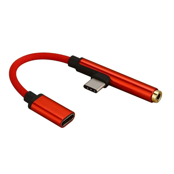 UGREEN Adaptador USB C a Jack 3.5mm, Audio Carga 2 en 1 Cable Tipo C