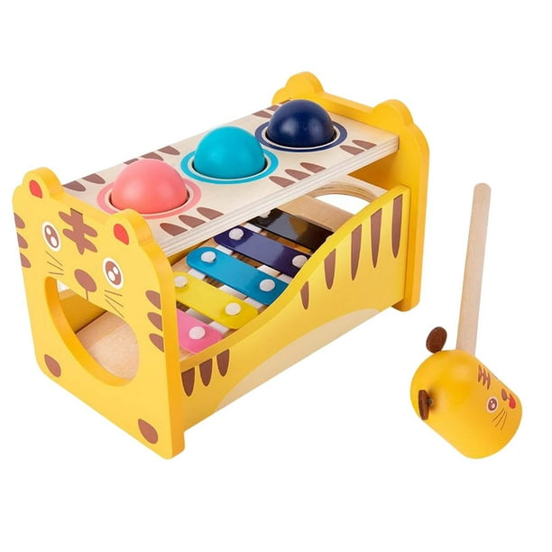 Juguetes para niños de 1 año, regalos de cumpleaños para bebé, juguete de  aprendizaje musical, banco