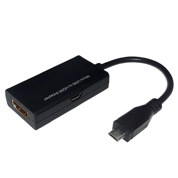 Cable Adaptador Micro USB 2.0 A HDTV TV HD Para Teléfono Celular