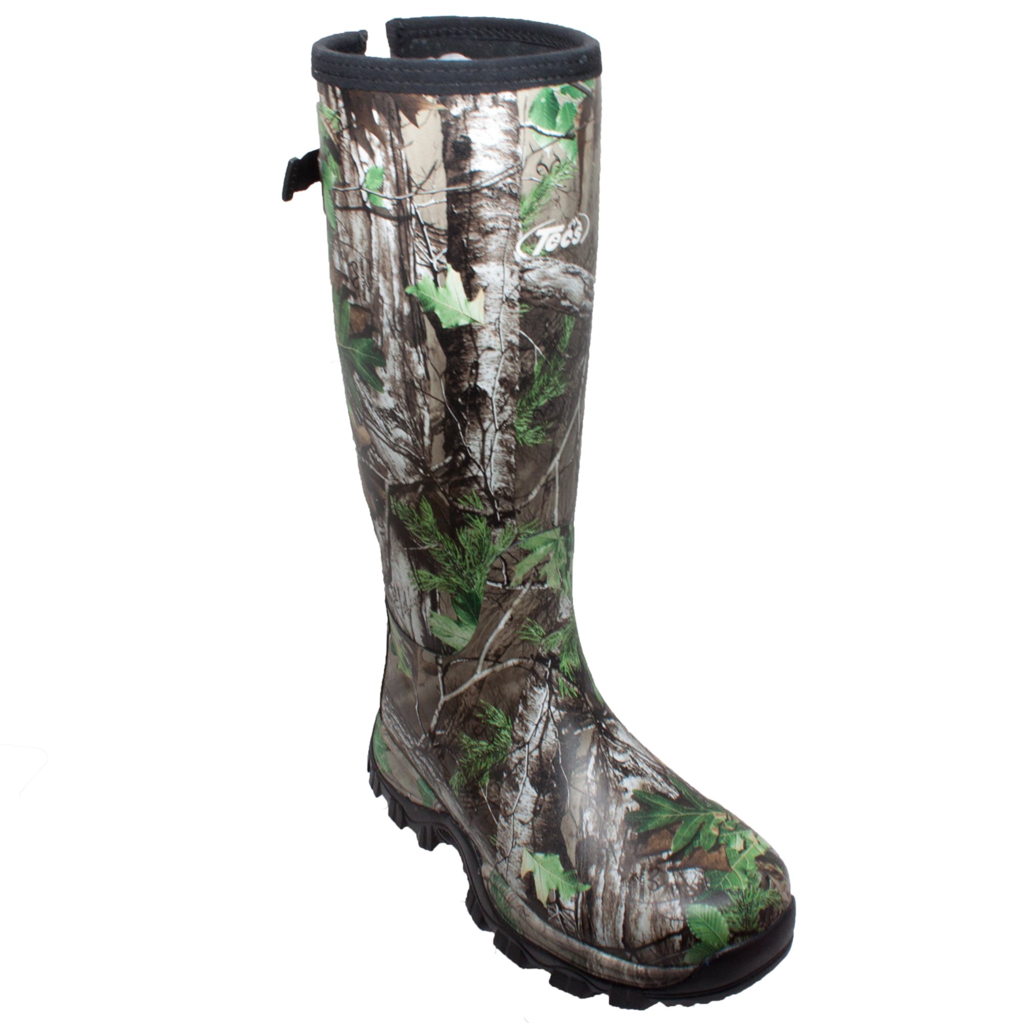 Bota de caucho RealTree XTRA de 17 para hombre, camuflaje, verde, talla 11  Tecs 9733-M110