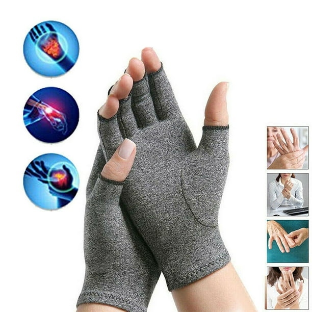 Artritis Guantes de compresión para las manos Cómodo Ajuste Transpirable  Alivie Los dolore Abanopi Guantes de compresión de dedos