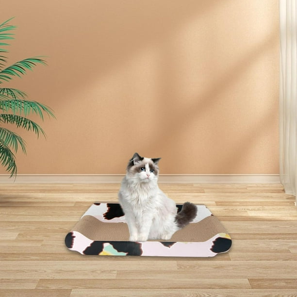 Rascador de gato, almohadilla para rascar de cartón, sofá, cama, muebles  resistentes al , juguete pa Yinane Tabla de rascar para gatos