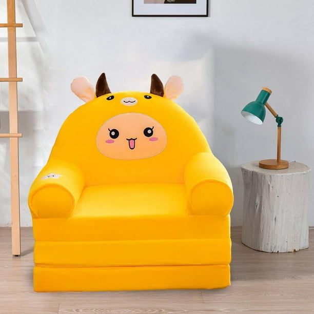 Dibujos animados niños sofá felpa forma animal sofá niños respaldo sillón  bebé bebé bebé silla muebles para sala de estar dormitorio gris