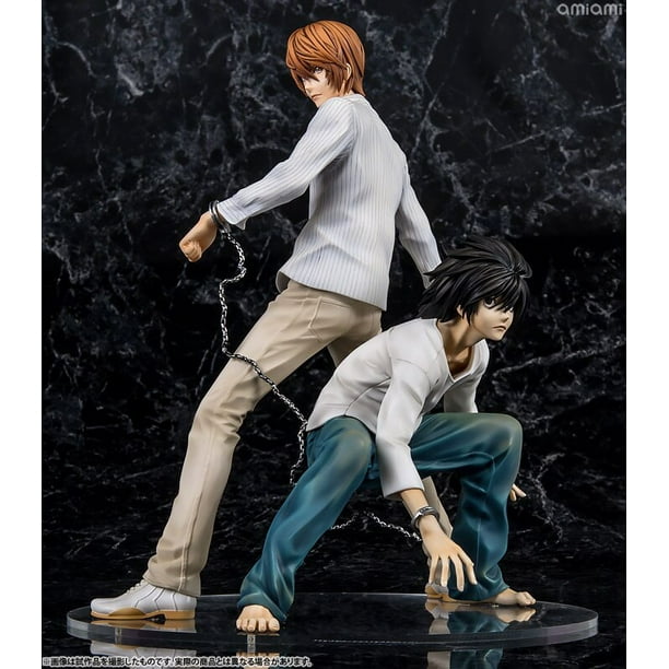 10 Cm Death Nota Anime Figura 1160 # Yagami Acção Luz Figura Morte Nota  Yagami Light 1200 # L Lawliet Figurine Modelo Boneca Presente Y0705 De  $197,33