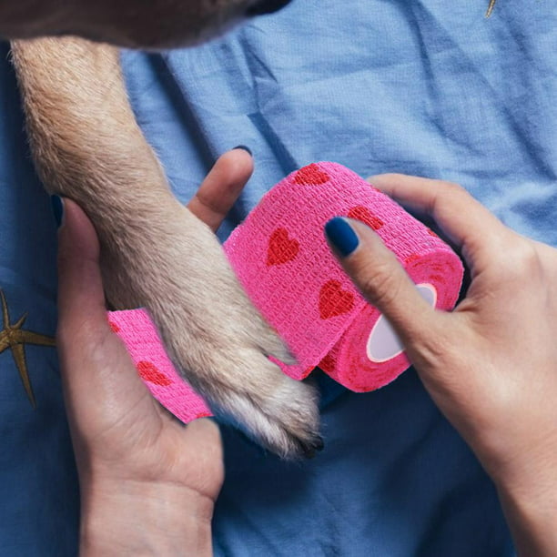 Paquete de 24 vendas autoadhesivas Carbou para deportes, lesiones,  tratamientos y recuperación, cinta de primeros auxilios para gatos, perros  – Yaxa Colombia