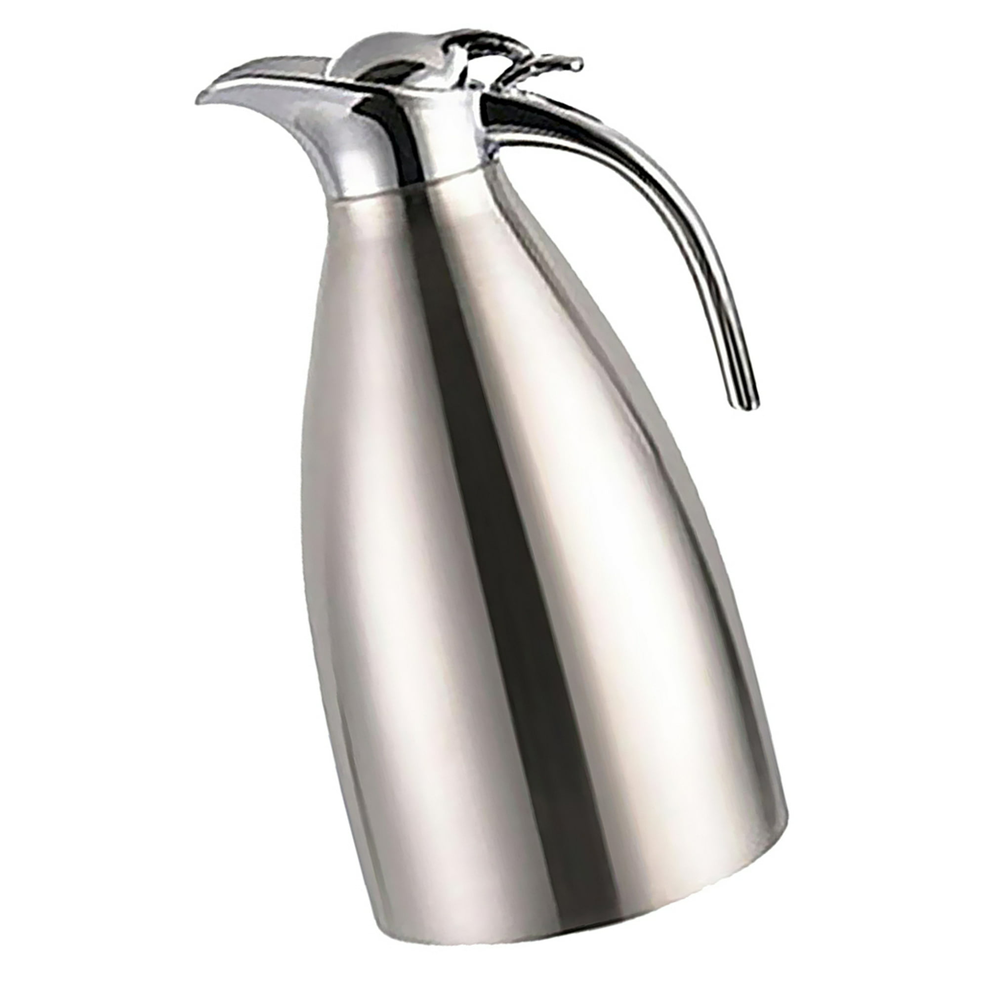  OJOJ Jarra de café de 34 onzas, jarra térmica de acero  inoxidable de 33.8 fl oz, jarra térmica de doble pared aislada al vacío para  mantener caliente o frío : Hogar