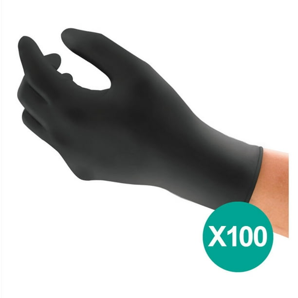 Guantes de nitrilo, 100 unidades, guantes desechables sin látex, sin polvo