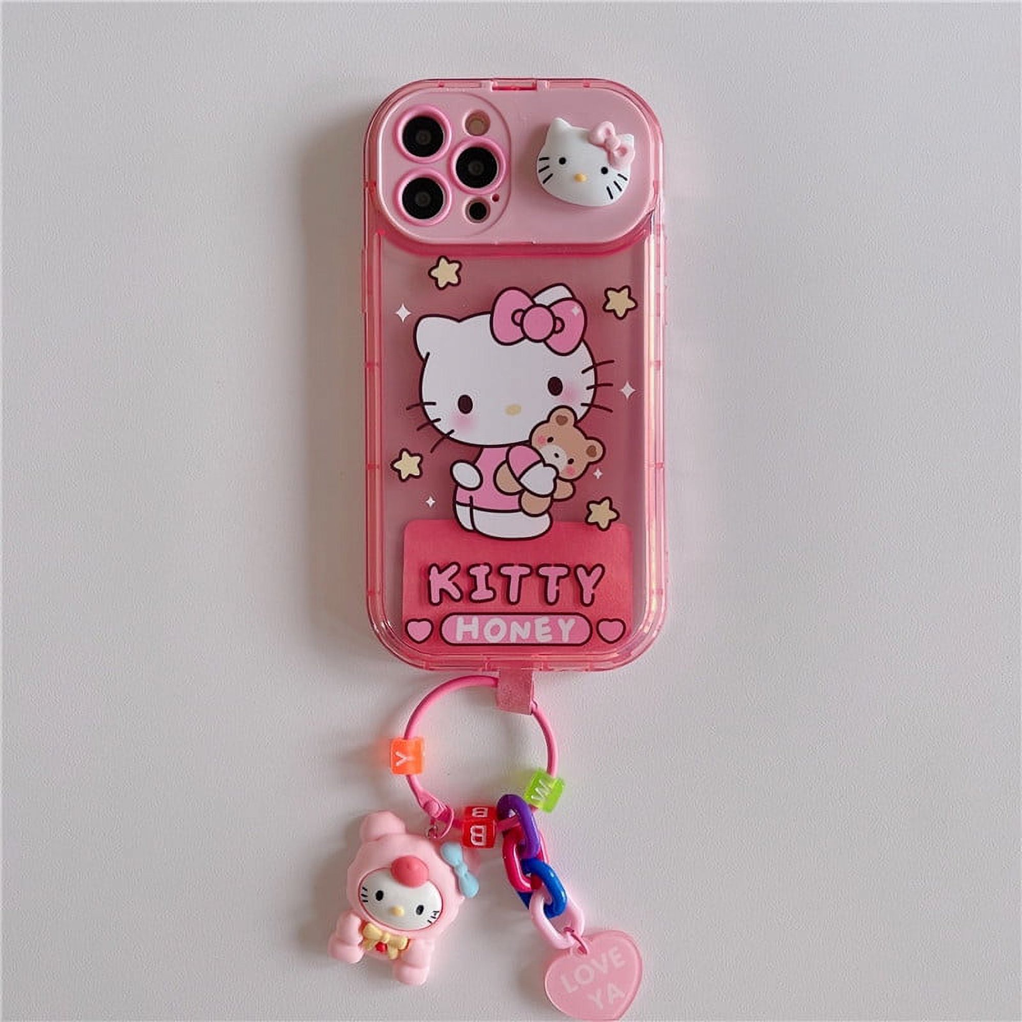 Funda Original Compatible Con Iphone Xr Con Un Diseño De Hello Kitty Lazos  Rojos Y Topos con Ofertas en Carrefour