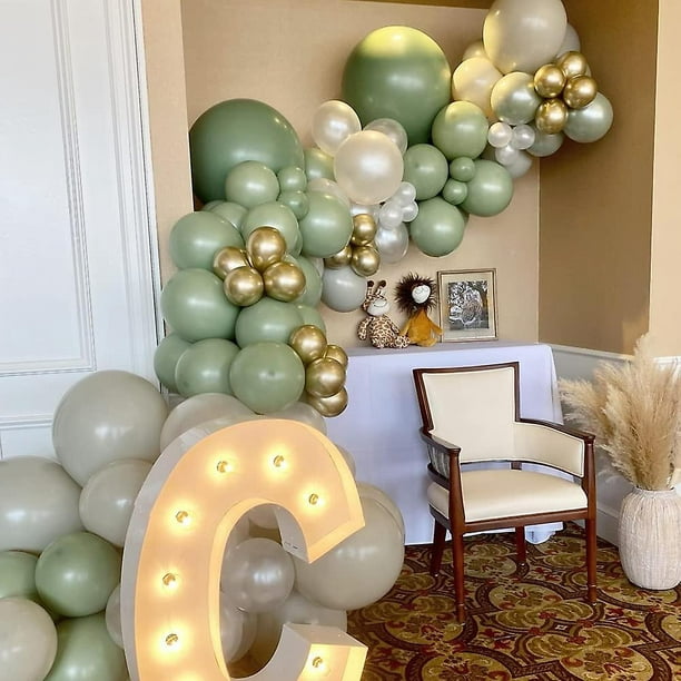 Decoración con globos para babyshower, ¡el broche de oro!