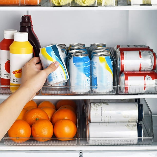 Contenedores Organizadores Para Refrigerador, Dispensador De Latas