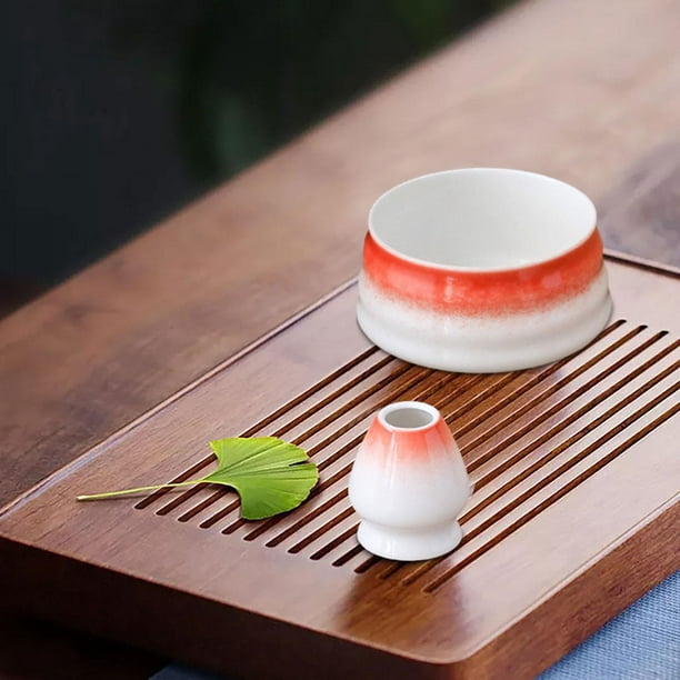 Accesorios para el té Matcha - Soporte de porcelana para el batidor