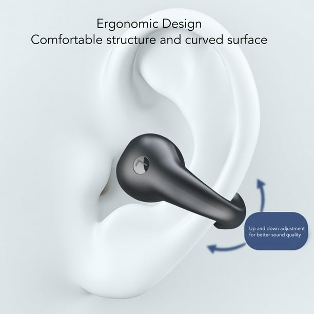 Auriculares inalámbricos de oreja abierta con control táctil