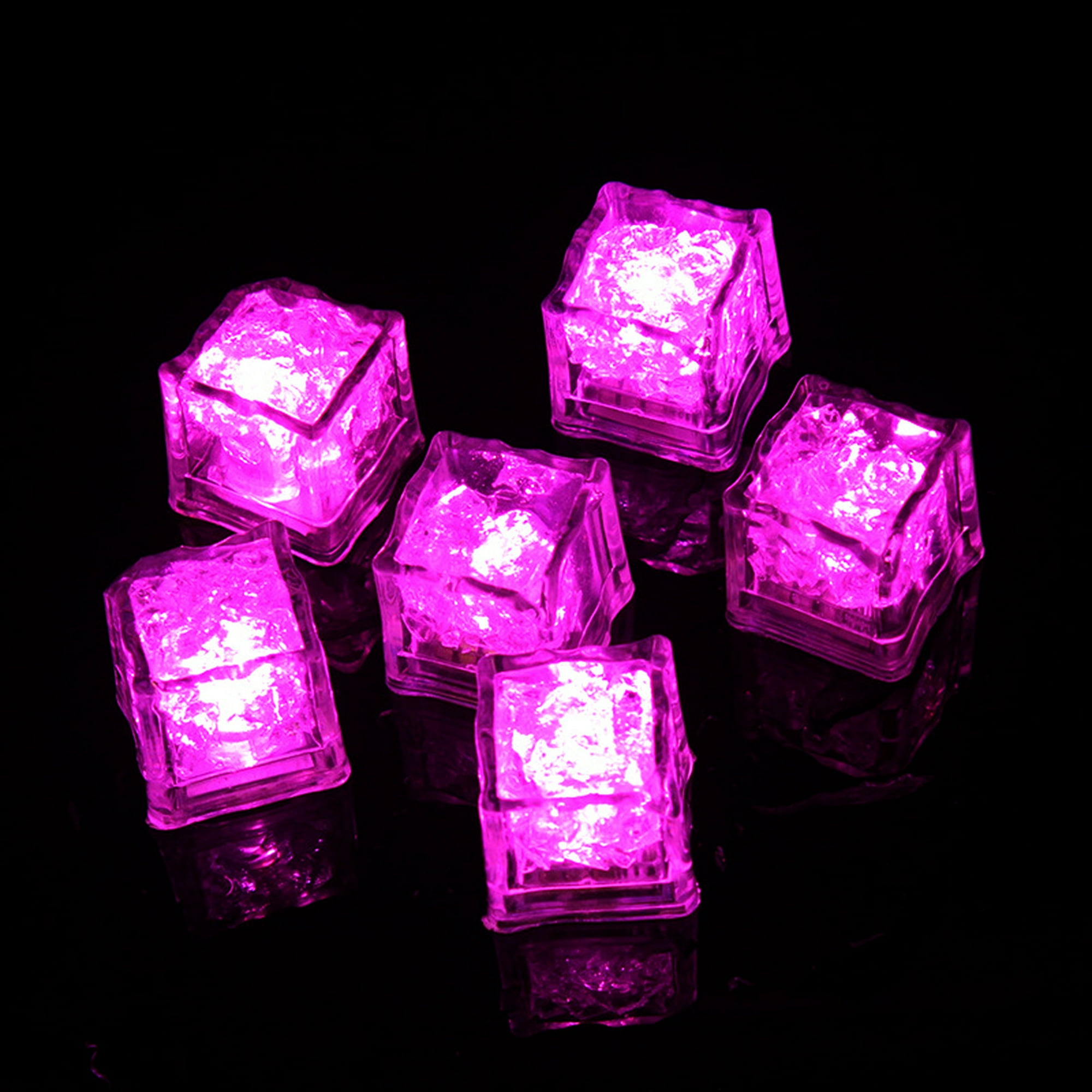 Agotar Enajenar Arriba Cubitos de hielo iluminados, paquete de 12 cubos de hielo LED multicolores,  cubo de hielo intermiten Ormromra CPB-DE-LYY1505-3 | Walmart en línea