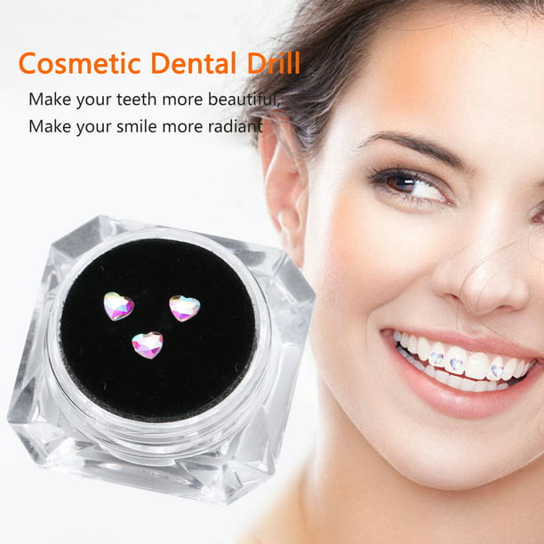 Kit De Gemas Dentales Gema de diente de joyería de cristal DIY resistente  con pegamento de luz de curado para decoración de fiesta Ndcxsfigh Cuidado  Belleza