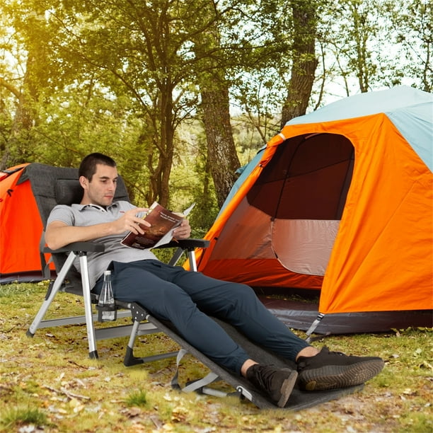 Silla Plegable Camping Con Posavasos Y Respaldo Transpirable