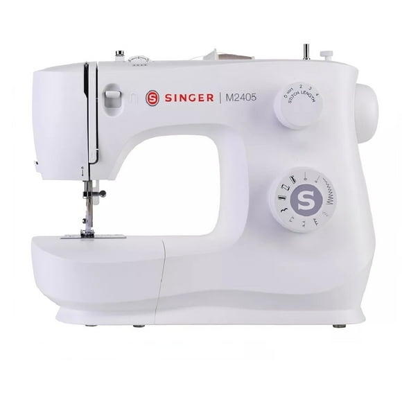 máquina de coser portable blanca 127v singer m2405