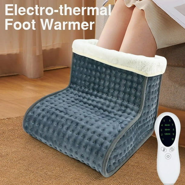 Calentador de pies eléctrico USB, máquina lavable, temperatura ajustable,  cubierta de pie cálida para invierno, almohadilla de calefacción para el  hogar - AliExpress