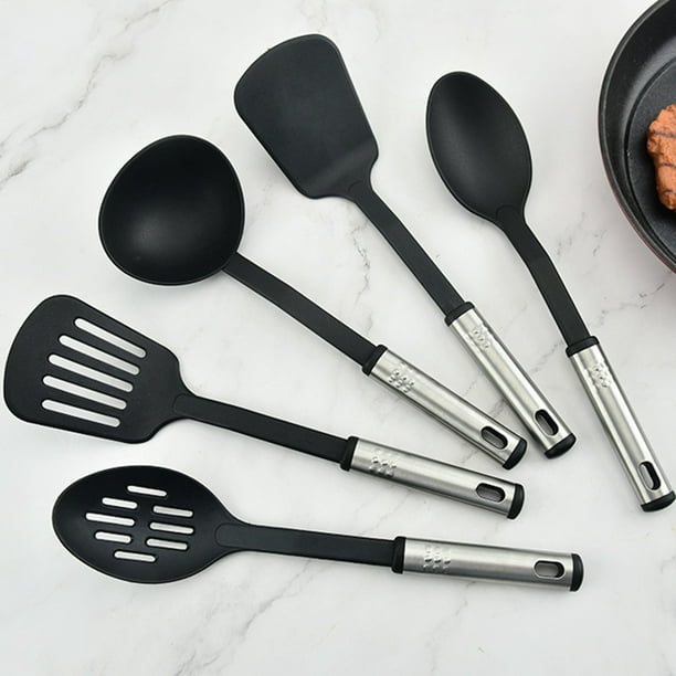 Juego de utensilios de cocina modernos de acero inoxidable, utensilios de  cocina, accesorios para el hogar, utensilios de cocina de conveniencia, 1  Juego - AliExpress