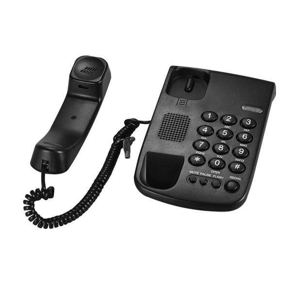 Teléfono Fijo con Función de Silencio y Flash, Modelo KXT504