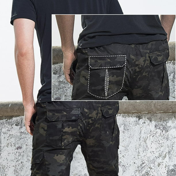 Pantalones Largos Cargo De Camuflaje Militares Para Hombres Moda Casual Hip  Hop