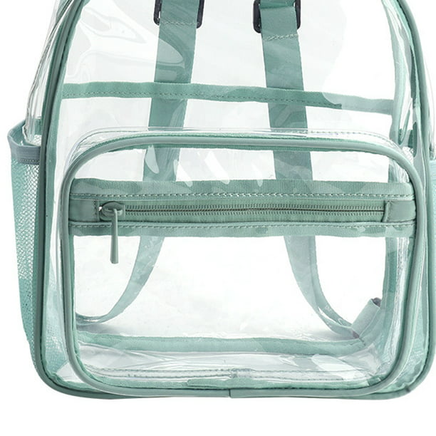 Bolsa de almacenamiento de mochila de gelatina de PVC impermeable de libros  escolares transparente p JShteea Para Estrenar