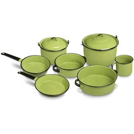 Batería de Cocina Cinsa Granito Jade 15 piezas Tapas de Vidrio (319768) -  CINSA