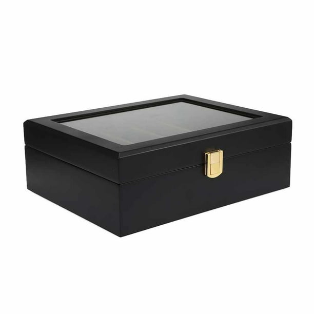 La Caja de Reloj Se Adapta a Todos Los Relojes de Organizador a Prueba de  Polvo con Tapa para Hombre Sunnimix caja de reloj