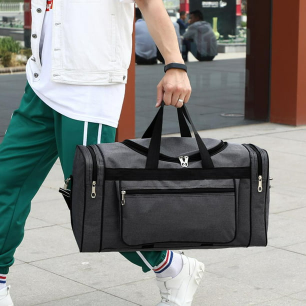 Bolsa de viaje grande multifuncional para hombre, bolso de lona de alta  calidad para viaje, equipaje