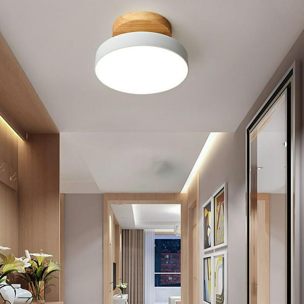 Lamparas De Techo LED Para Interior Sala Moderna Habitacion Cuarto Baño De  Metal