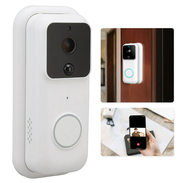 Visor de mirilla Digital de 4,3 pulgadas, Visor de puerta WiFi, timbre de  vídeo inteligente antirrobo, cámara con detección de movimiento para Tuya
