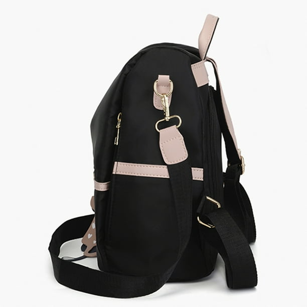 Mochila negra para mujeres y hombres, mochila impermeable para escuela  secundaria, mochila ligera e informal de viaje, mochila universitaria  básica clásica, mochila de escuela secundaria para adolescentes, niñas y  niños