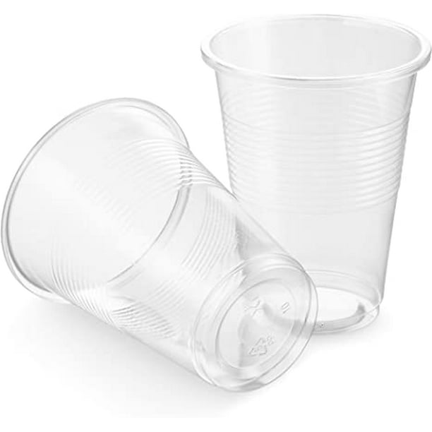 Vasos desechables de plástico transparente [50 piezas] JAMW