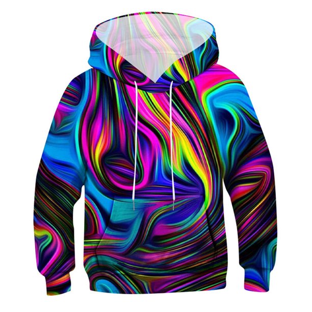 Sudadera con capucha Estampado Bebés, Azul oscuro