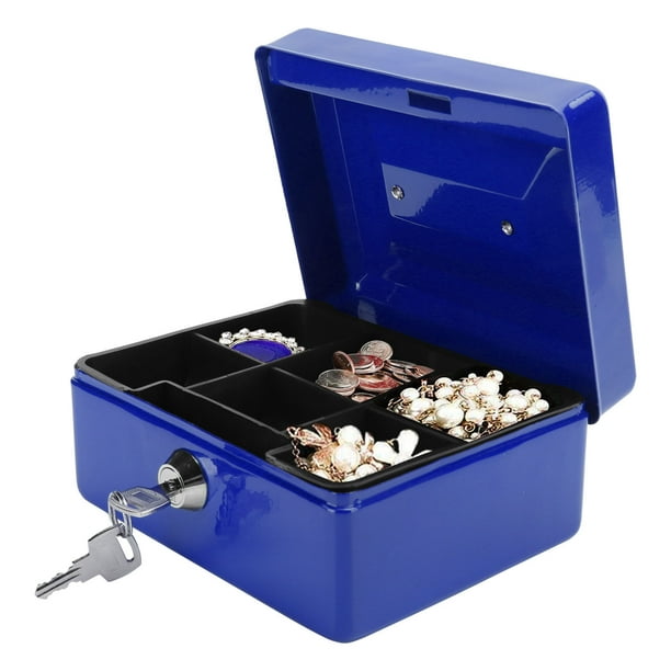 Mini hucha de Metal de 6 pulgadas, cerradura con llave/contraseña, para  monedas pequeñas, dinero en efectivo, caja de efectivo bloqueable -  AliExpress