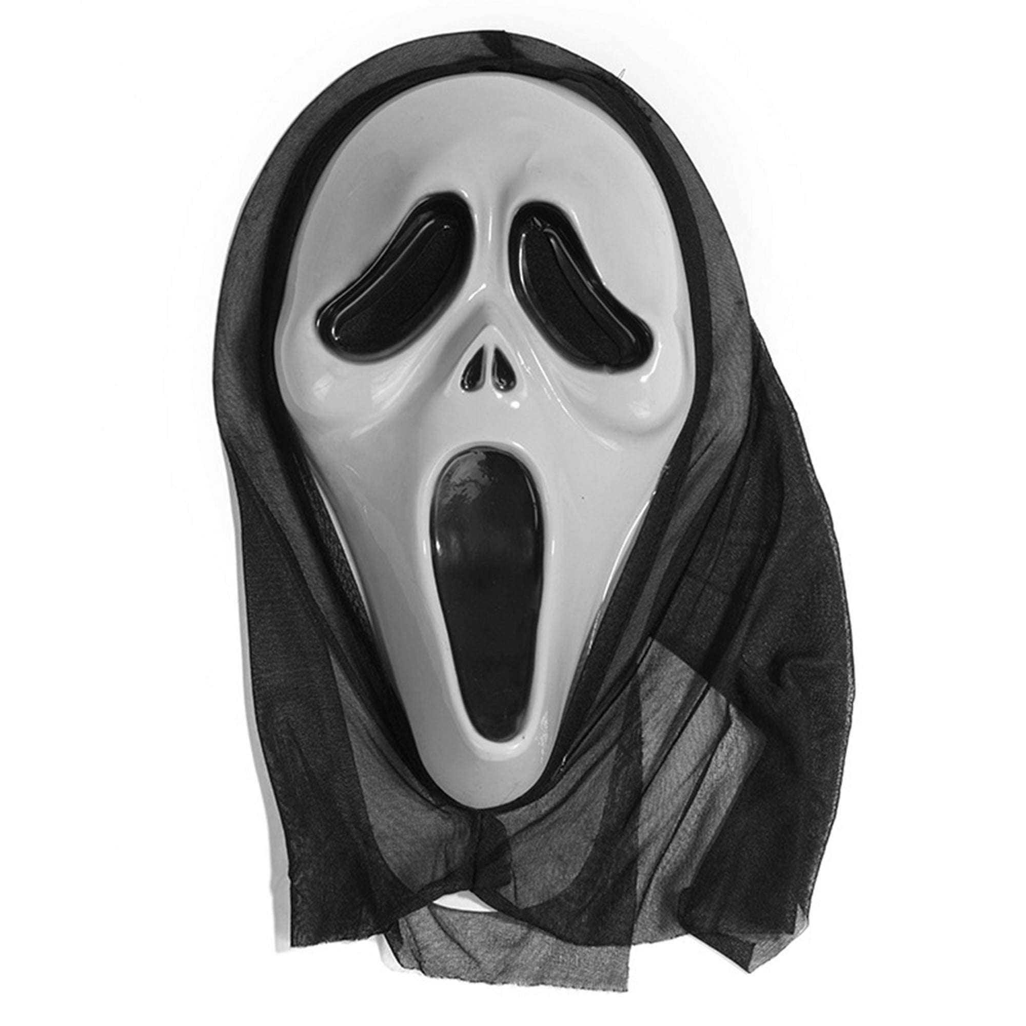 Máscara De Terror De Halloweenmáscara De Terror De Halloween Grito Aterrador Fantasma Máscara 