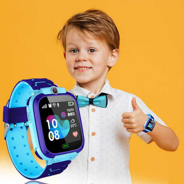 inteligente para niños, pantalla táctil, ubicación, fotografía, teléfono, reloj (azul) Likrtyny | Walmart en línea