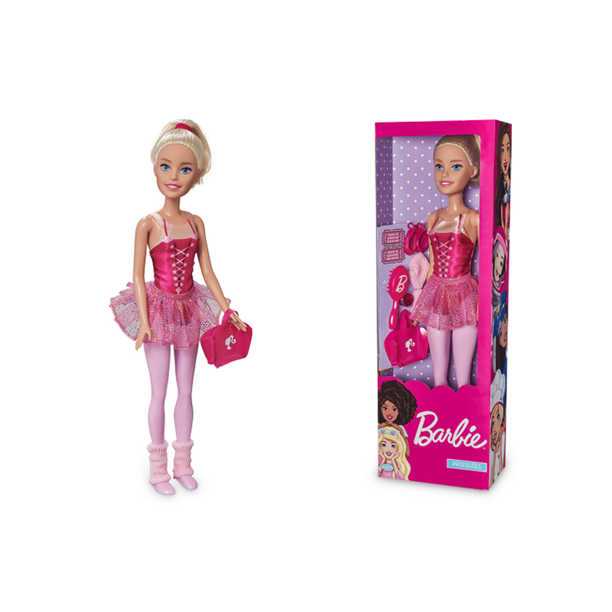 Barbie Muñeca Articulada Bailarina con accesorios 70 cm Grande arbrex Barbie  Bailarina