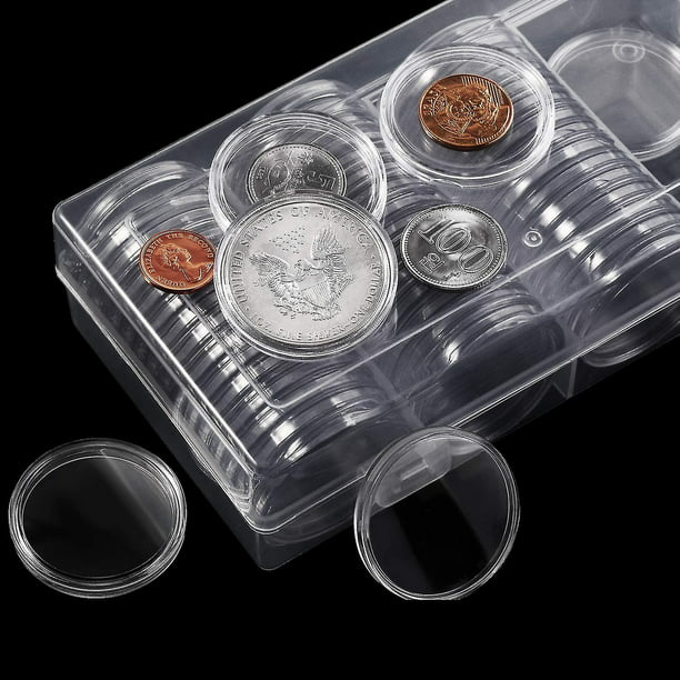 Porta Monedas 40 mm Clic Plateado - Granados y Condecoraciones