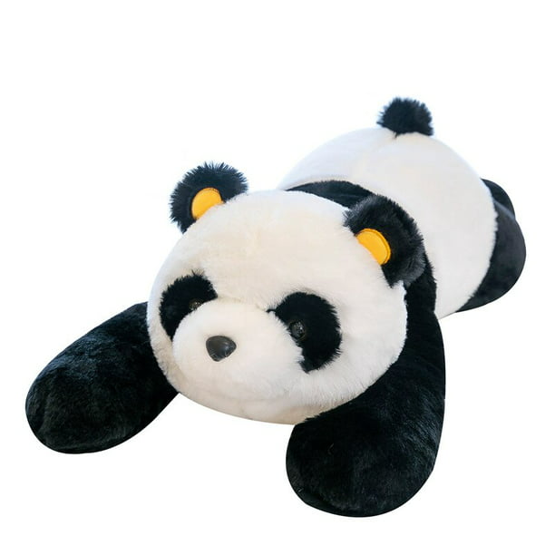 Panda de peluche Kawaii de 20cm, almohada encantadora con hojas de bambú,  oso de Animal de peluche suave, bonito regalo de cumpleaños para niños  Fivean Peluches