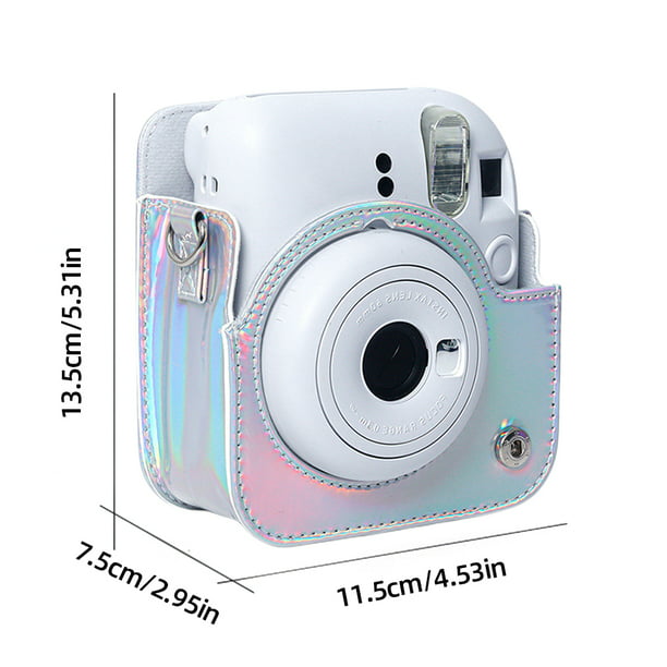 Bolsa de almacenamiento Funda de cuero PU para cámara Fujifilm Instax Mini  12 (Plata) Ndcxsfigh Para estrenar