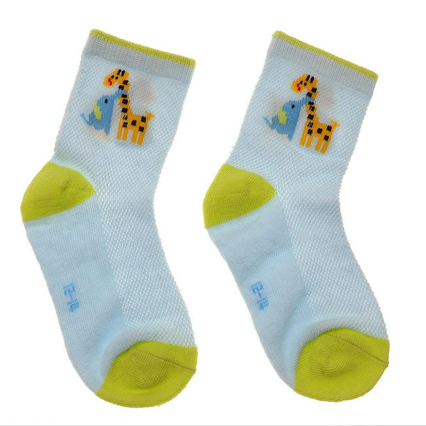  Calcetines para niños de 0 a 6 años de edad primavera y otoño  de doble aguja unida calcetines de algodón para niños, forro polar verde  con licencia oficial de star wars